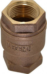 Legend Valve - 3/4" Bronze Check Valve - Inline, FNPT x FNPT, 250 WOG - Industrial Tool & Supply