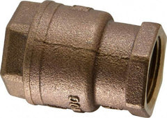 Legend Valve - 1" Bronze Check Valve - Inline, FNPT x FNPT, 250 WOG - Industrial Tool & Supply