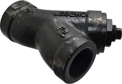Legend Valve - 2" Pipe, FNPT Ends, Cast Iron Y-Strainer - 500 psi WOG Rating, 250 psi WSP Rating - Industrial Tool & Supply