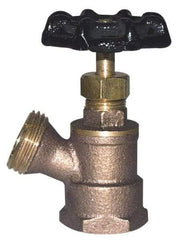 Legend Valve - 3/4" Pipe, Lead Free Brass, FNPT x MGHT End Connection, Boiler Drain Valve - Industrial Tool & Supply