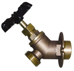 Legend Valve - 1/2" Pipe, Lead Free Brass Sillcock with Lockshield - Handwheel Handle, FNPT x MGHT End Connections, 125 psi WOG Rating - Industrial Tool & Supply