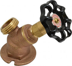 Legend Valve - 3/4" Pipe, Brass Sillcock with Lockshield - Industrial Tool & Supply