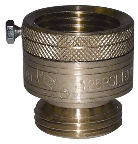 Legend Valve - 3/4" Pipe, Uncoated Lead Free Brass, Hose Type Vacuum Breaker Valve - Buna-N Seal, GHT End Connections - Industrial Tool & Supply