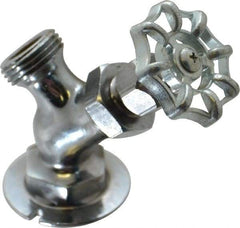 Legend Valve - 3/4" Pipe, Chrome Plated Brass Sillcock - Handwheel Handle, FNPT x GHT End Connections, 125 psi WOG Rating - Industrial Tool & Supply