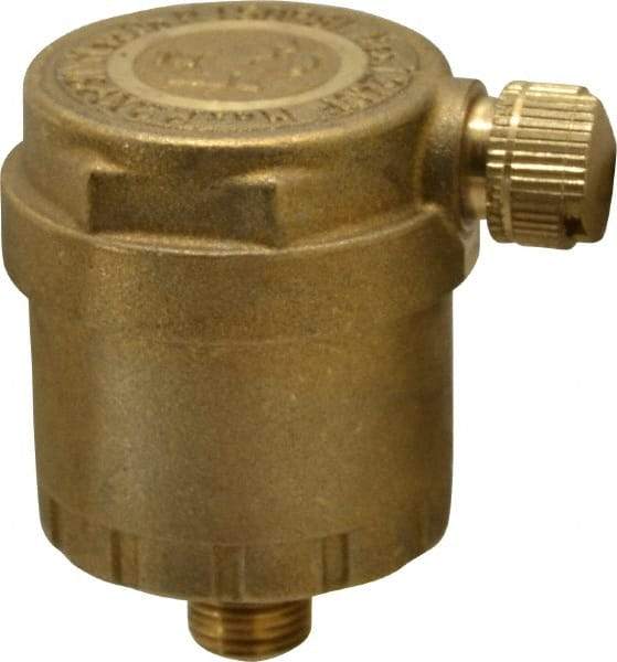 Legend Valve - 1/8" Pipe Automatic Hot Water Air Vent Air Vent - Threaded End Connection - Industrial Tool & Supply