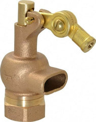 Legend Valve - 1" Pipe, Bronze, Mechanical Float Valve - 125 psi, NPTF x Plain End Connections - Industrial Tool & Supply