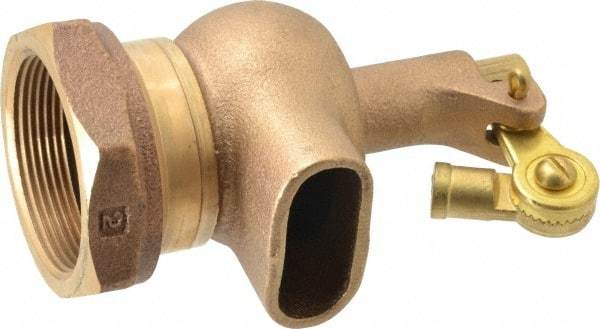 Legend Valve - 2" Pipe, Bronze, Mechanical Float Valve - 125 psi, NPTF x Plain End Connections - Industrial Tool & Supply