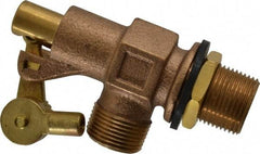 Legend Valve - 3/4" Pipe, Bronze, Mechanical Float Valve - 125 psi, MPT x MPT End Connections - Industrial Tool & Supply