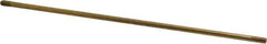 Legend Valve - 12" Long, 5/16-18 Thread, Float Valve Rod - Brass - Industrial Tool & Supply