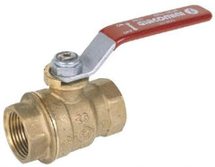 Legend Valve - 2-1/2" Pipe, Full Port, Stainless Steel Standard Ball Valve - 2 Piece, Inline - One Way Flow, FNPT x FNPT Ends, Locking Lever Handle, 1,000 WOG, 150 WSP - Industrial Tool & Supply