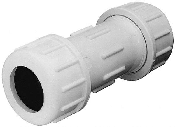 Legend Valve - 6" Pipe, PVC Compression Pipe Coupling - 150 psi WOG Rating - Industrial Tool & Supply