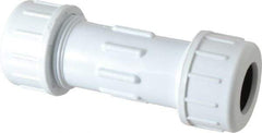 Legend Valve - 3/4" Pipe, PVC Compression Pipe Coupling - 150 psi WOG Rating - Industrial Tool & Supply