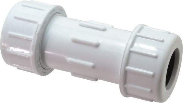 Legend Valve - 1" Pipe, PVC Compression Pipe Coupling - 150 psi WOG Rating - Industrial Tool & Supply