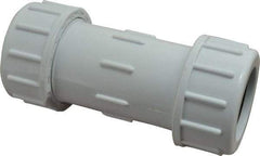 Legend Valve - 1-1/2" Pipe, PVC Compression Pipe Coupling - 150 psi WOG Rating - Industrial Tool & Supply