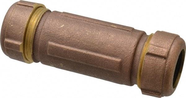 Legend Valve - 3/4" Pipe, 1" Copper Tube, Brass Compression Pipe Coupling - 125 psi WOG Rating - Industrial Tool & Supply