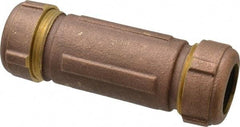 Legend Valve - 3/4" Pipe, 1" Copper Tube, Brass Compression Pipe Coupling - 125 psi WOG Rating - Industrial Tool & Supply