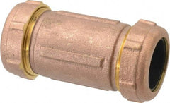 Legend Valve - 1-1/4" Pipe, 1-1/2" Copper Tube, Brass Compression Pipe Coupling - 125 psi WOG Rating - Industrial Tool & Supply