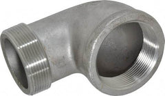 Merit Brass - 2" Grade 304 Stainless Steel Pipe 90° Street Elbow - FNPT x MNPT End Connections, 150 psi - Industrial Tool & Supply
