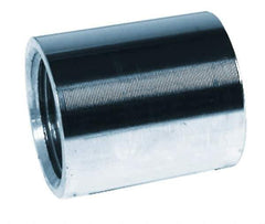 Merit Brass - 1 x 3/8" Grade 316/316L Stainless Steel Pipe Reducer Coupling - FNPT x FNPT End Connections, 3,000 psi - Industrial Tool & Supply