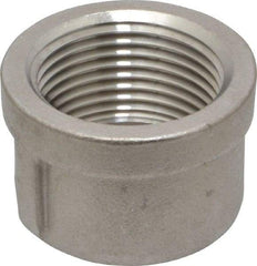 Merit Brass - 1" Grade 316 Stainless Steel Pipe End Cap - FNPT End Connections, 150 psi - Industrial Tool & Supply