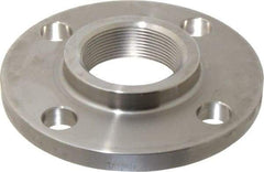Merit Brass - 2" Pipe, 6" OD, Stainless Steel, Threaded Pipe Flange - 4-3/4" Across Bolt Hole Centers, 3/4" Bolt Hole, 150 psi, Grade 316 - Industrial Tool & Supply