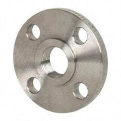 Value Collection - 1" Pipe, 4-1/4" OD, Stainless Steel, Threaded Pipe Flange - 3-1/8" Across Bolt Hole Centers, 5/8" Bolt Hole, 150 psi, Grades 316 & 316L - Industrial Tool & Supply