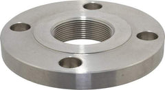Value Collection - 2" Pipe, 6" OD, Stainless Steel, Threaded Pipe Flange - 4-3/4" Across Bolt Hole Centers, 3/4" Bolt Hole, 150 psi, Grades 316 & 316L - Industrial Tool & Supply