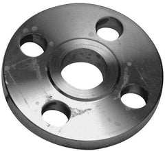 Merit Brass - 6" Pipe, 11" OD, Stainless Steel, Threaded Pipe Flange - 9-1/2" Across Bolt Hole Centers, 7/8" Bolt Hole, 150 psi, Grades 304 & 304L - Industrial Tool & Supply