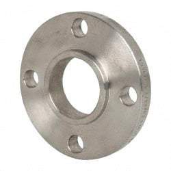 Value Collection - 2" Pipe, 6" OD, Stainless Steel, Slip On Pipe Flange - 4-3/4" Across Bolt Hole Centers, 3/4" Bolt Hole, 150 psi, Grades 316 & 316L - Industrial Tool & Supply