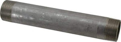 Merit Brass - Schedule 40, 1-1/2" Pipe x 10" Long, Grade 304/304L Stainless Steel Pipe Nipple - Welded & Threaded - Industrial Tool & Supply