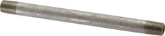 Merit Brass - Schedule 40, 1/8" Pipe x 5" Long, Grade 316/316L Stainless Steel Pipe Nipple - Welded & Threaded - Industrial Tool & Supply