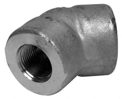Merit Brass - 3/4" Grade 316/316L Stainless Steel Pipe 45° Elbow - FNPT x FNPT End Connections, 3,000 psi - Industrial Tool & Supply