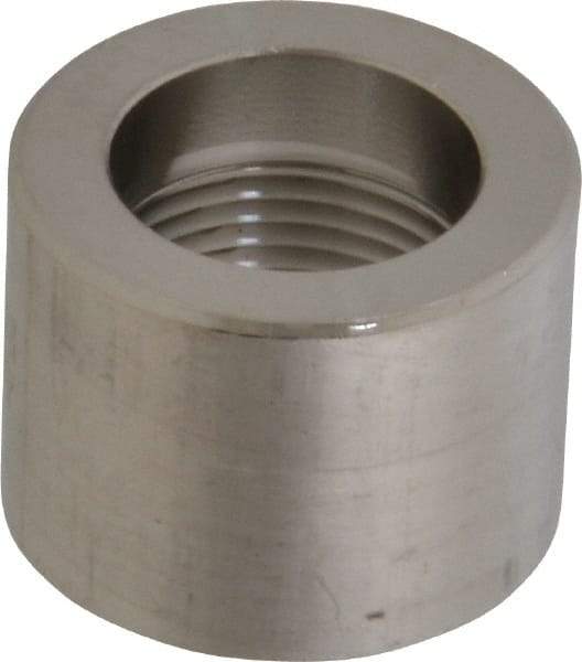 Merit Brass - 3/4" Grade 316/316L Stainless Steel Pipe Half Coupling - FNPT End Connections, 3,000 psi - Industrial Tool & Supply
