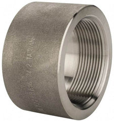 Merit Brass - 2" Grade 316/316L Stainless Steel Pipe Half Coupling - FNPT End Connections, 3,000 psi - Industrial Tool & Supply