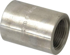 Merit Brass - 1 x 1/2" Grade 316/316L Stainless Steel Pipe Reducer Coupling - FNPT x FNPT End Connections, 3,000 psi - Industrial Tool & Supply