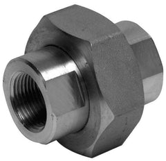 Value Collection - 1/2" Grade 316/316L Stainless Steel Pipe Union - FNPT x FNPT End Connections, 3,000 psi - Industrial Tool & Supply
