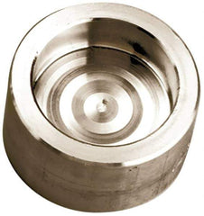 Merit Brass - 1-1/4" Grade 316 Stainless Steel Pipe End Cap - Socket Weld End Connections, 3,000 psi - Industrial Tool & Supply