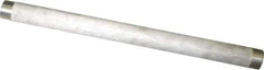 Merit Brass - Schedule 40, 1-1/2" Pipe x 24" Long, Grade 304/304L Stainless Steel Pipe Nipple - Welded & Threaded - Industrial Tool & Supply