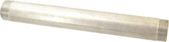 Merit Brass - Schedule 40, 2" Pipe x 18" Long, Grade 316/316L Stainless Steel Pipe Nipple - Welded & Threaded - Industrial Tool & Supply