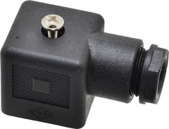 Parker - Solenoid Valve DIN Cable Gland - Gasket Included - Industrial Tool & Supply