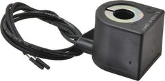 Parker - 24/60 Volt, 18 Coil Lead Length, Solenoid Coil - 10 Watt - Industrial Tool & Supply