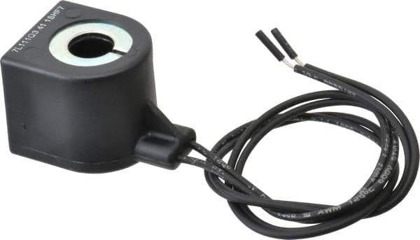 Parker - 220/50, 240/60 Volt, 18 Coil Lead Length, Solenoid Coil - 10 Watt - Industrial Tool & Supply