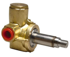 Parker - 2" Port, Brass Solenoid Valve - Closed, NBR Seal - Industrial Tool & Supply