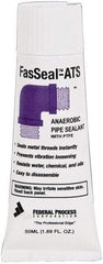 Federal Process - 50 mL Tube White FasSeal-ATS Anaerobic Thread Sealant with PTFE - 375°F Max Working Temp - Industrial Tool & Supply