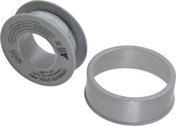Federal Process - 1/2" Wide x 260" Long High Density Pipe Repair Tape - 4 mil Thick, -450 to 550°F, White - Industrial Tool & Supply