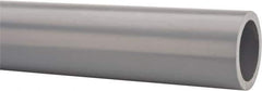 Made in USA - 1-1/2" Pipe, 60" Long CPVC Unthreaded Plastic Pipe Nipple - 470 Max psi, 1.476" ID x 1.9" OD, Schedule 80, Gray - Industrial Tool & Supply