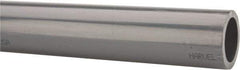 Made in USA - 1-1/4" Pipe, 60" Long PVC Unthreaded Plastic Pipe Nipple - 520 Max psi, 1.256" ID x 1.66" OD, Schedule 80, Gray - Industrial Tool & Supply