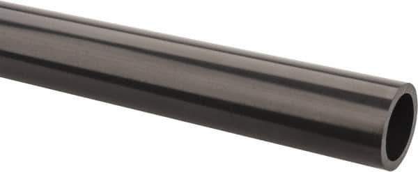 Made in USA - 1-1/2" Pipe, 60" Long PVC Unthreaded Plastic Pipe Nipple - 470 Max psi, 1.476" ID x 1.9" OD, Schedule 80, Gray - Industrial Tool & Supply