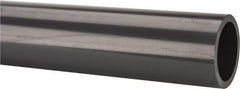 Made in USA - 2-1/2" Pipe, 60" Long PVC Unthreaded Plastic Pipe Nipple - 420 Max psi, 2.289" ID x 2-7/8" OD, Schedule 80, Gray - Industrial Tool & Supply