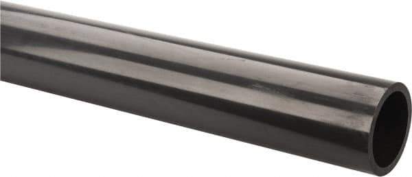 Made in USA - 3" Pipe, 60" Long PVC Unthreaded Plastic Pipe Nipple - 370 Max psi, 2.864" ID x 3-1/2" OD, Schedule 80, Gray - Industrial Tool & Supply